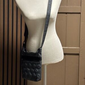 Lug Quilted Bag gray